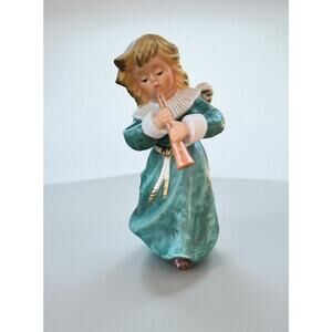Gobel Angel Figurine #42 357 Weihnacht Christmas 5 7/8” Tall Playing Flute